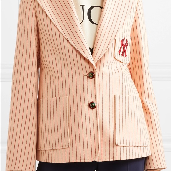 GUCCI New York Yankees Striped Blazer - Picture 4 of 8